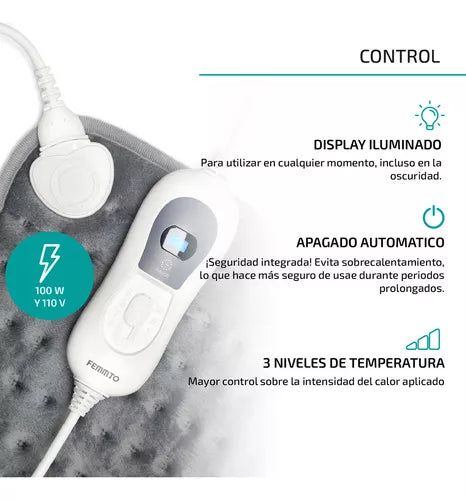 Almohadilla Manta Térmica eléctrica Femmto AL1