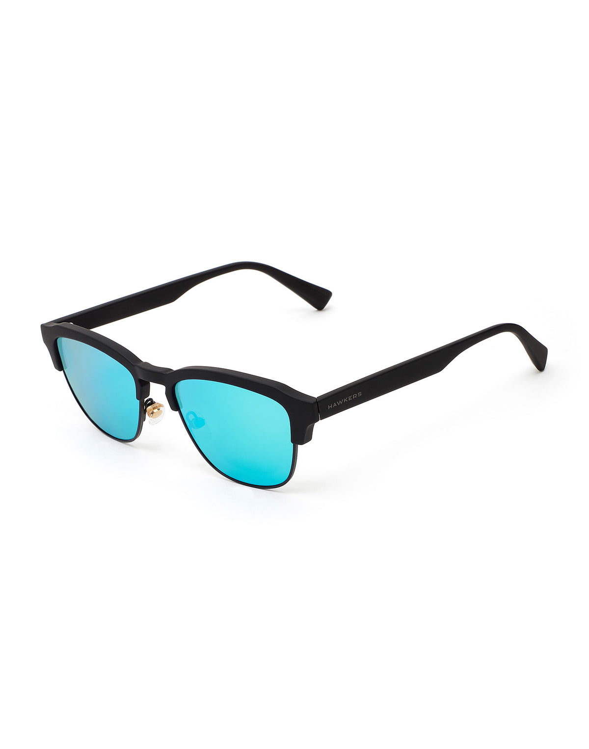 Gafas de Sol Hawkers Rubber Black Clear Blue New Classic CLATR02