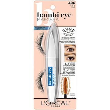 Pestañina Loreal Paris Bambi Eye a prueba de agua