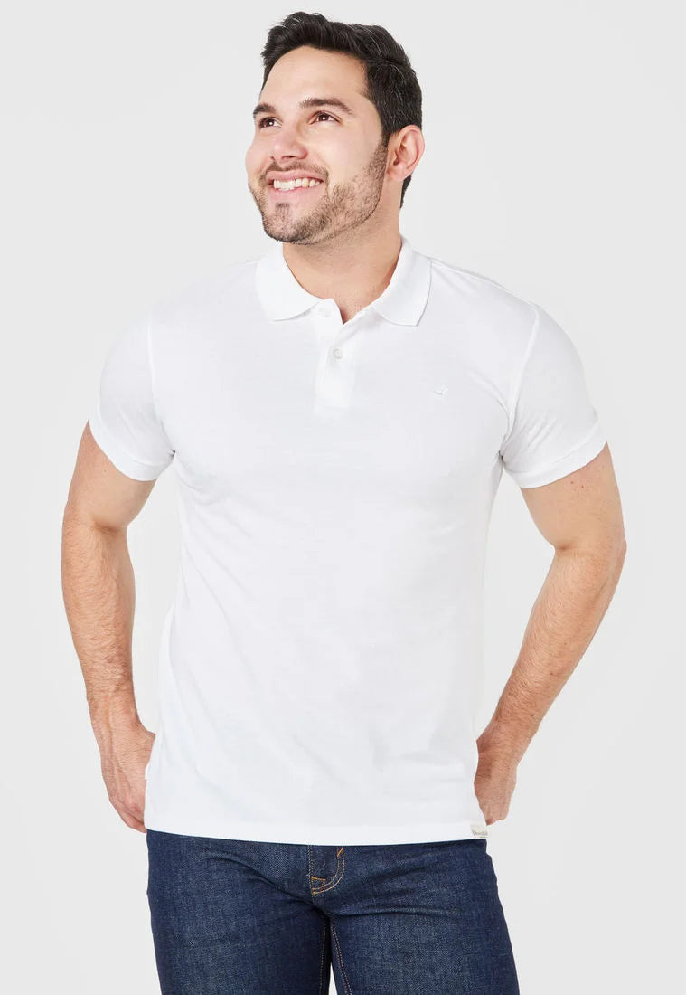 Polo para hombre Blanco Brooksfield 70082