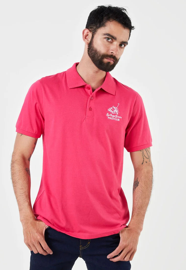 Polo para hombre Fucsia Blanco Royal County of Berkshire Polo Club 70435