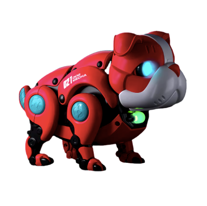 Robot Perro Mecha Dog Rojo