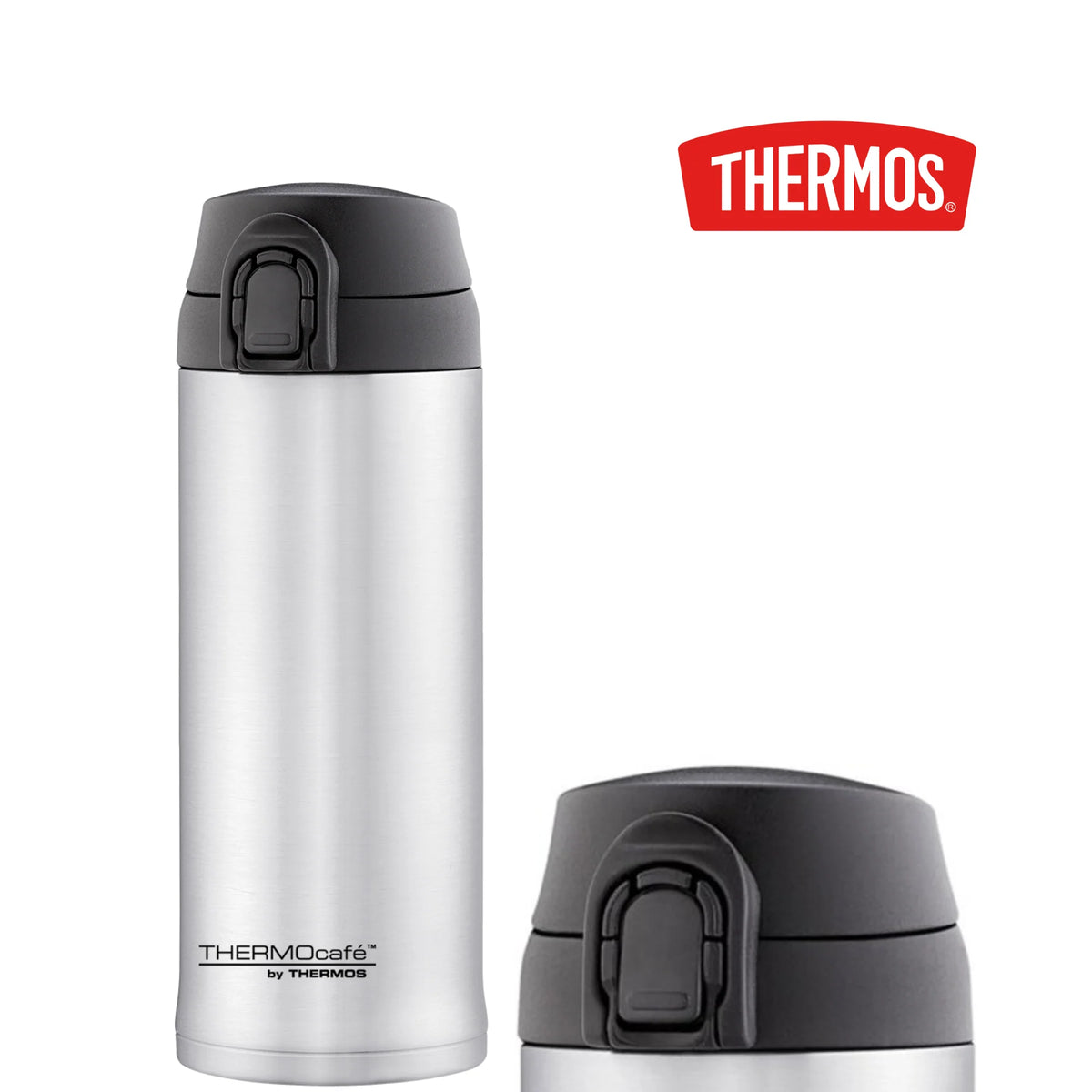 Botella Hidratación Acero inoxidable doble pared 350ml THERMOCafé By Thermos