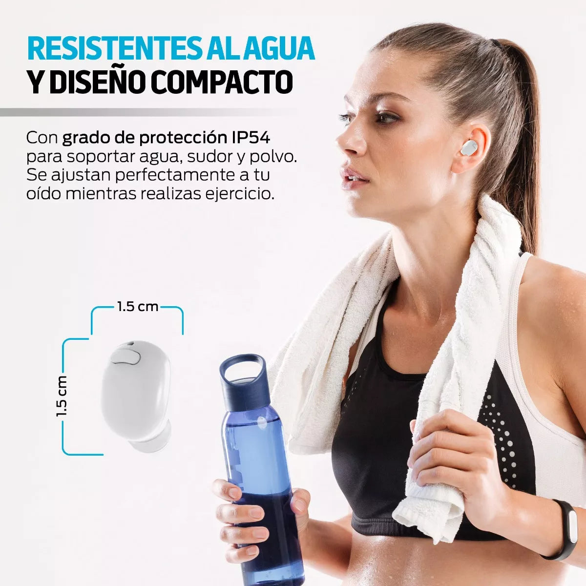 Audífonos Bluetooth 5.0 High Definition Contra Agua - Redlemon