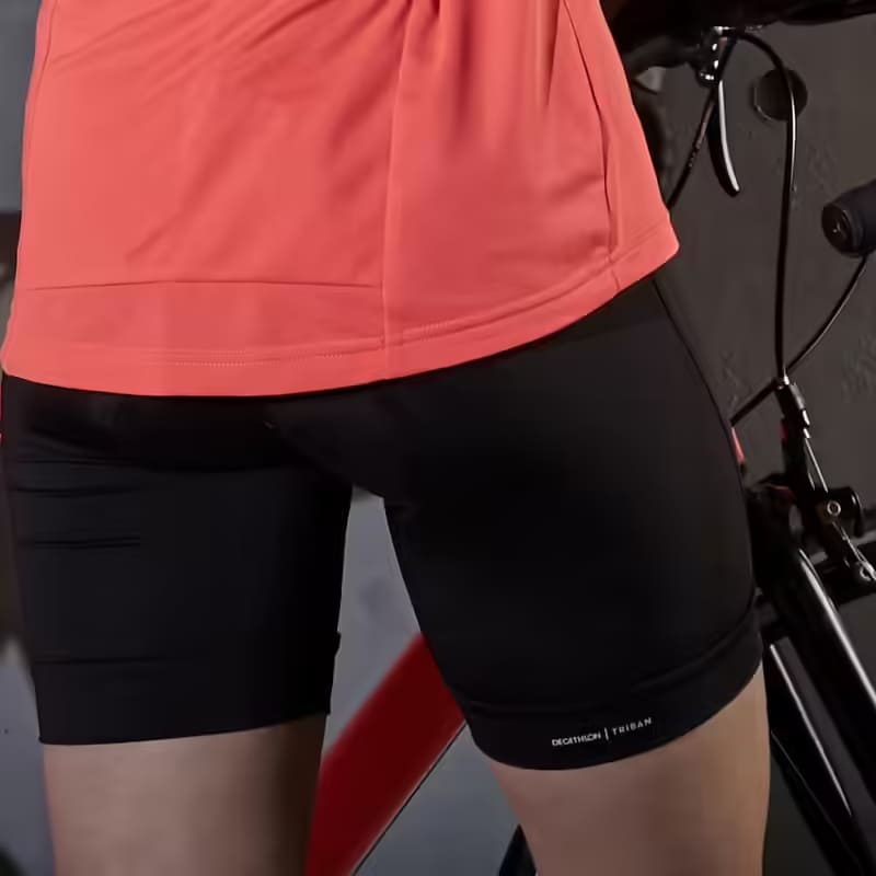 Badana short ciclismo ruta mujer Triban Decathlon 8354322 - Saldos A Huevo