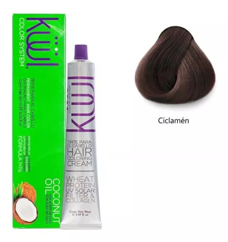 Tinte para el cabello Kuul tono 4.52 Ciclamén 90ml