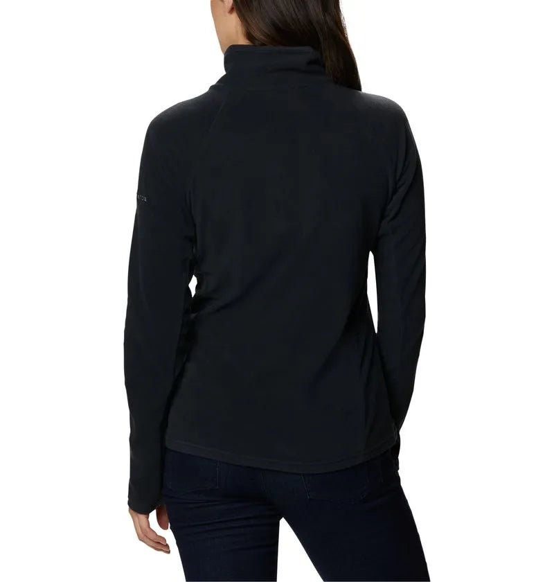 COLUMBIA FLEECE GLACIAL IV 1/2 ZIP NEGRA PARA MUJER - Saldos A Huevo