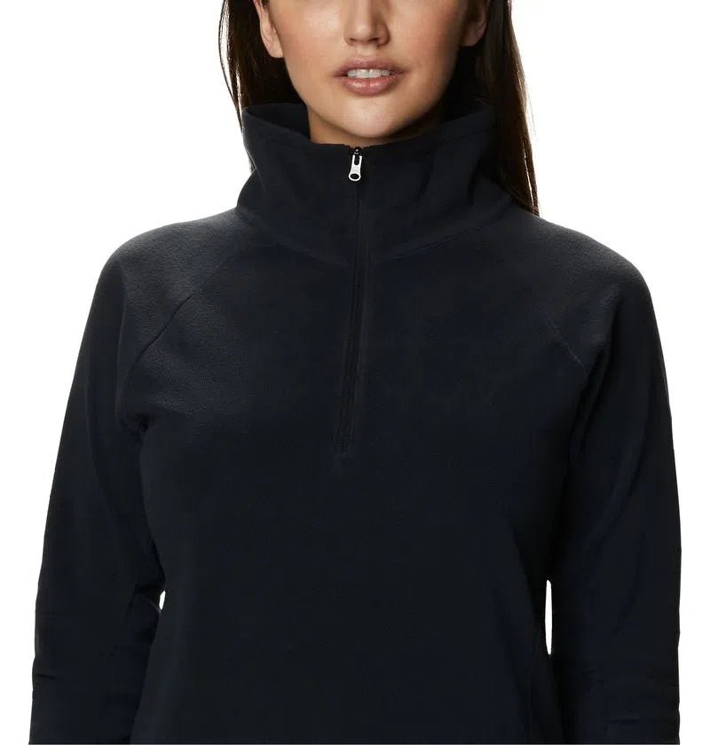 COLUMBIA FLEECE GLACIAL IV 1/2 ZIP NEGRA PARA MUJER - Saldos A Huevo