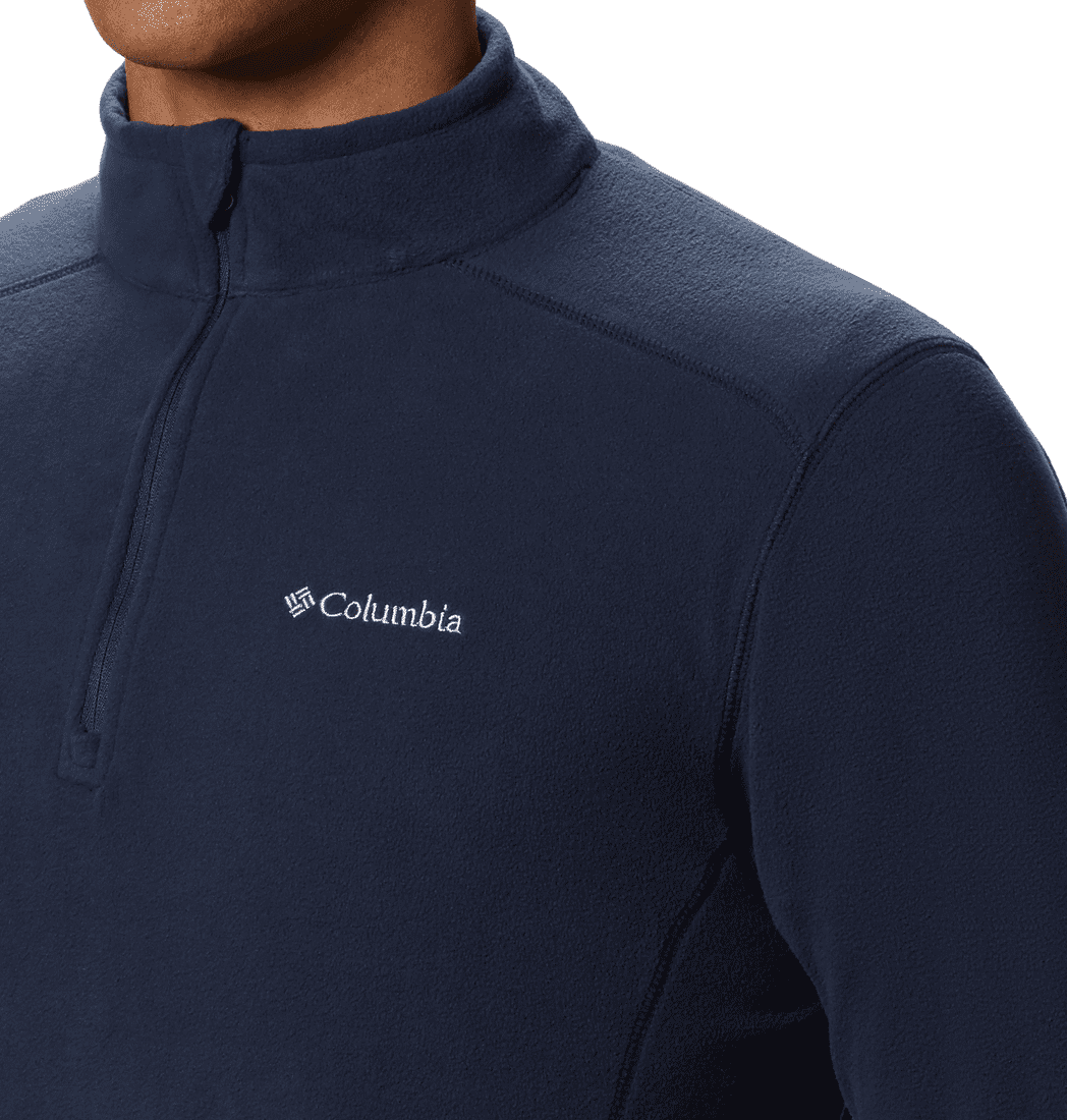 COLUMBIA FLEECE KLAMATH RANGE II HALF ZIP BUZO AZUL DE HOMBRE - Saldos A Huevo