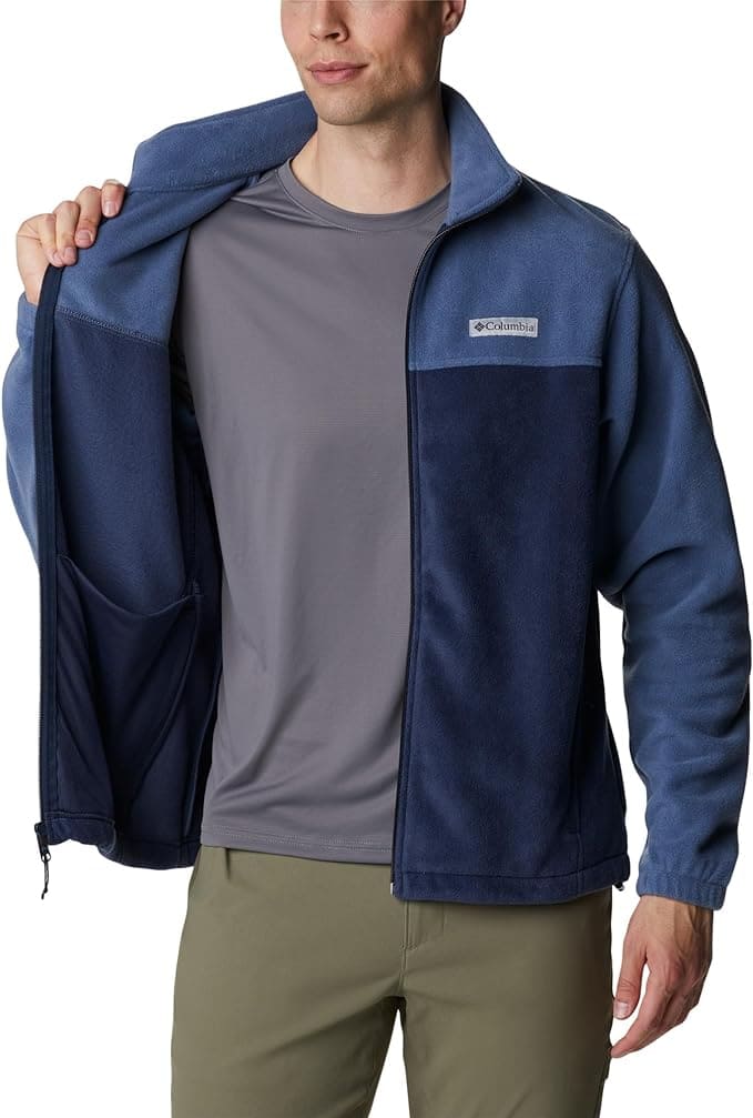 COLUMBIA POLAR FLEECE STEENS MOUNTAIN FULL ZIP 2.0 AZUL PARA HOMBRE - Saldos A Huevo