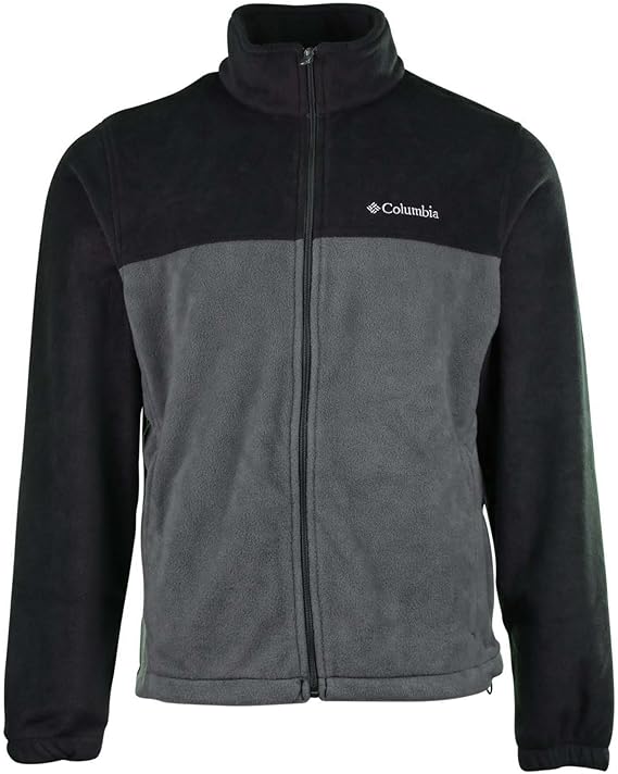 COLUMBIA POLAR FLEECE STEENS MOUNTAIN FULL ZIP 2.0 GRIS CON NEGRO PARA HOMBRE - Saldos A Huevo