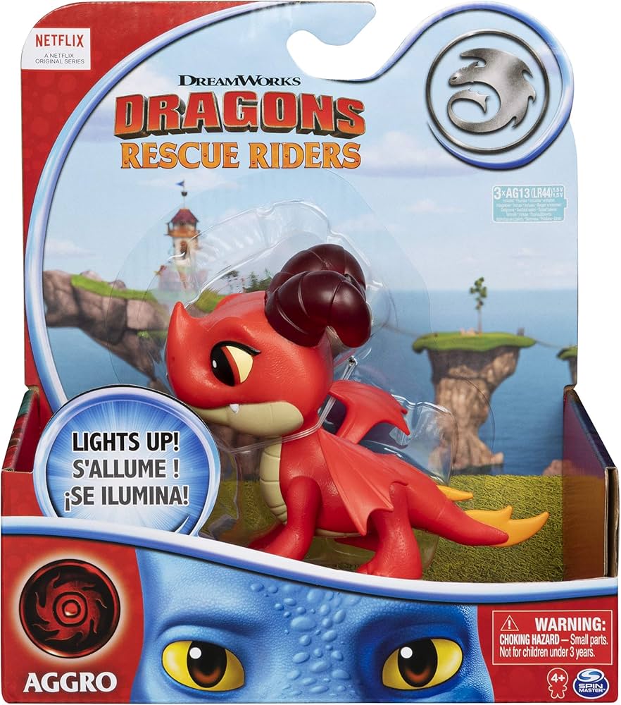 Dragones Rescue Riders Dragón Básico - Aggro