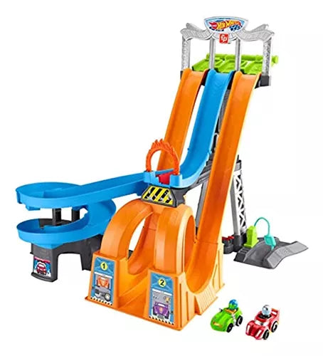 Pista De Carreras - Fisher Price Little People Hot Wheels