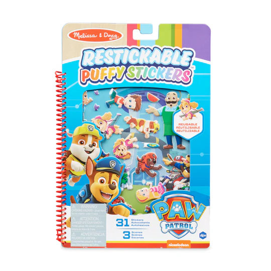 Melissa & Doug libro de stickers reutilizables esponjosos Paw Patrol