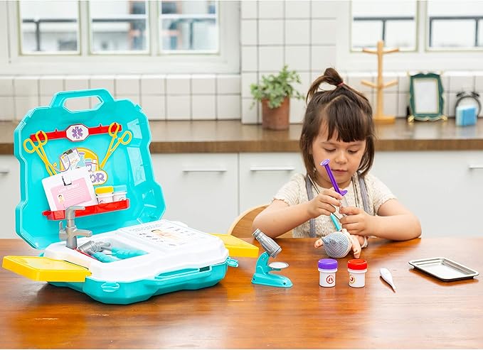 Kit de Juego de médicos para niños con Estuche de Transporte