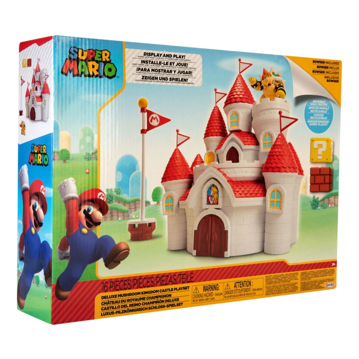 Set De Juego Castillo Reino De Los Hongos Nintendo