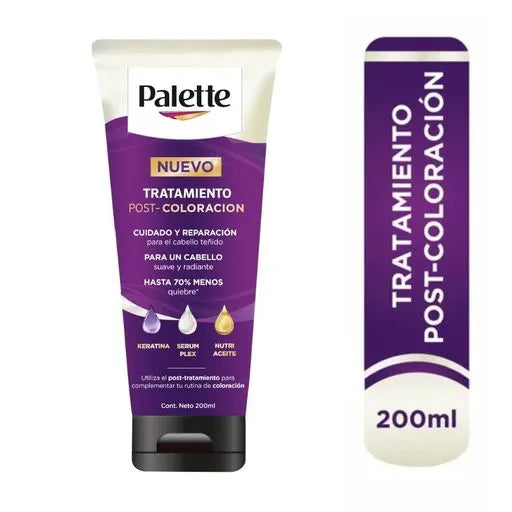 Tratamiento Post Coloración Palette 200ml