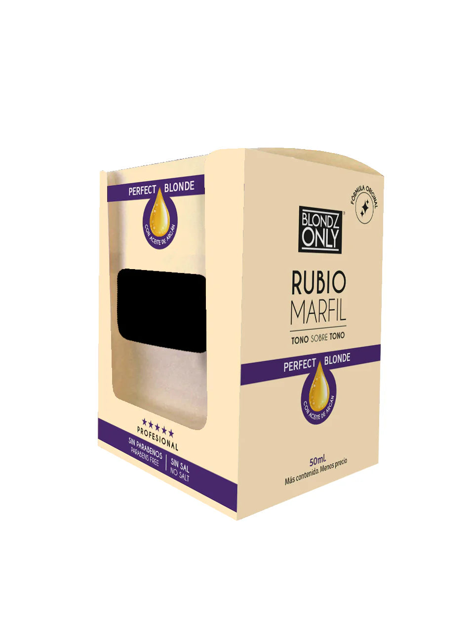 Shampoo Matizante Rubio Marfil tono sobre tono Caja x 12 sachets