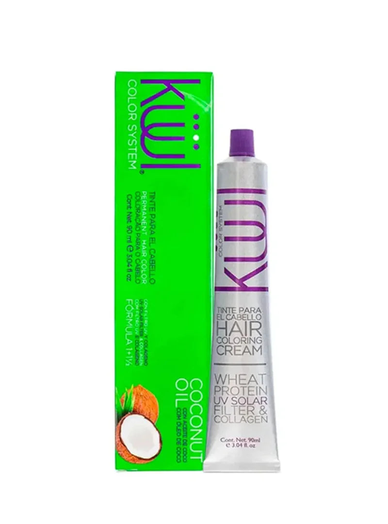 Tinte para el cabello Kuul tono 7.24 Rubio Nacarado Cobrizo 90ml